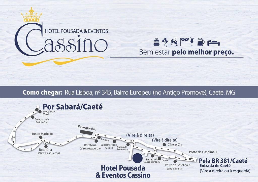 Hotel Pousada & Eventos Cassino Caete Exterior photo
